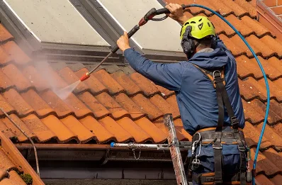 Démoussage et hydrofuge de toiture à Hangenbieten
